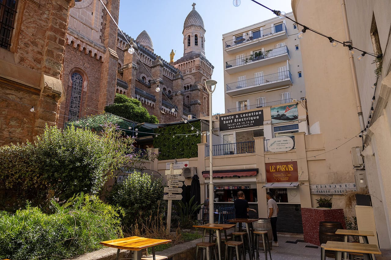 Plan d’accès au Parvis, Saint-Raphaël